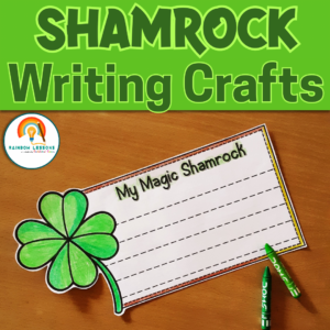 St Patricks Day Writing Craft | Shamrock Writing Printable