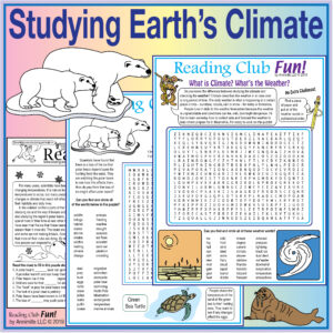 Studying Earth's Climate: Printable Puzzle Set