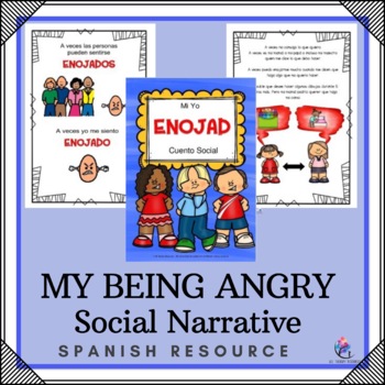 SPANISH VERSION - My Being Angry Story Printable Worksheets