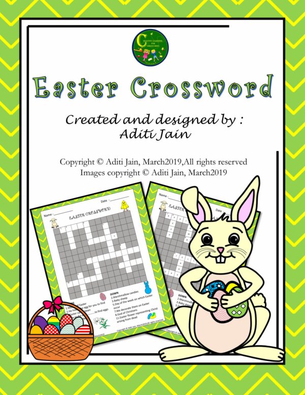 Easter Crossword Puzzle Made By Teachers