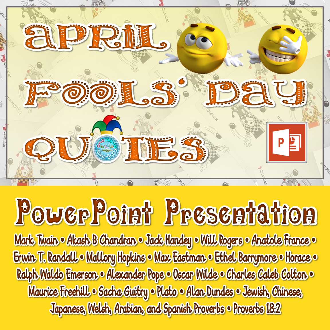 25 April Fools' Day Quotes (PPT) | Made By Teachers, image size:1152x1152