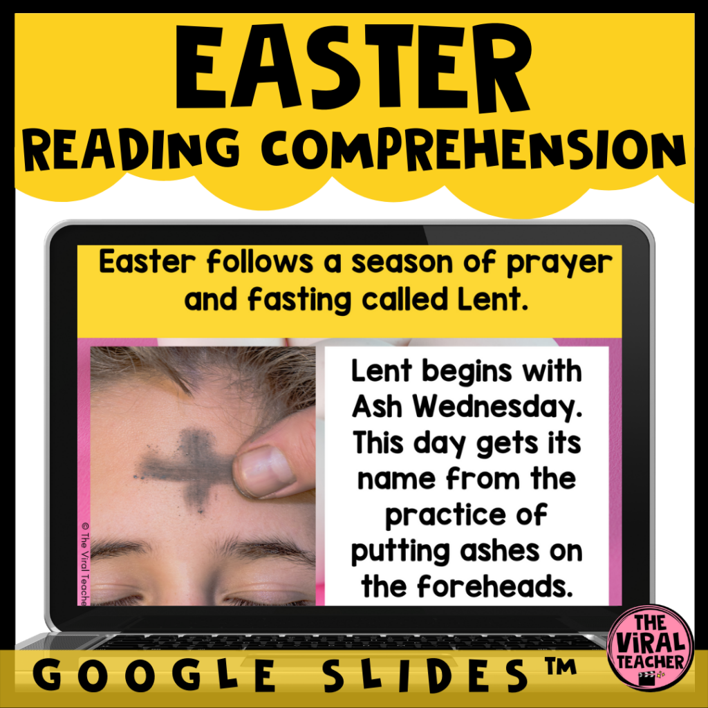 Easter Reading Comprehension Passages Google Slides™ - Made By Teachers