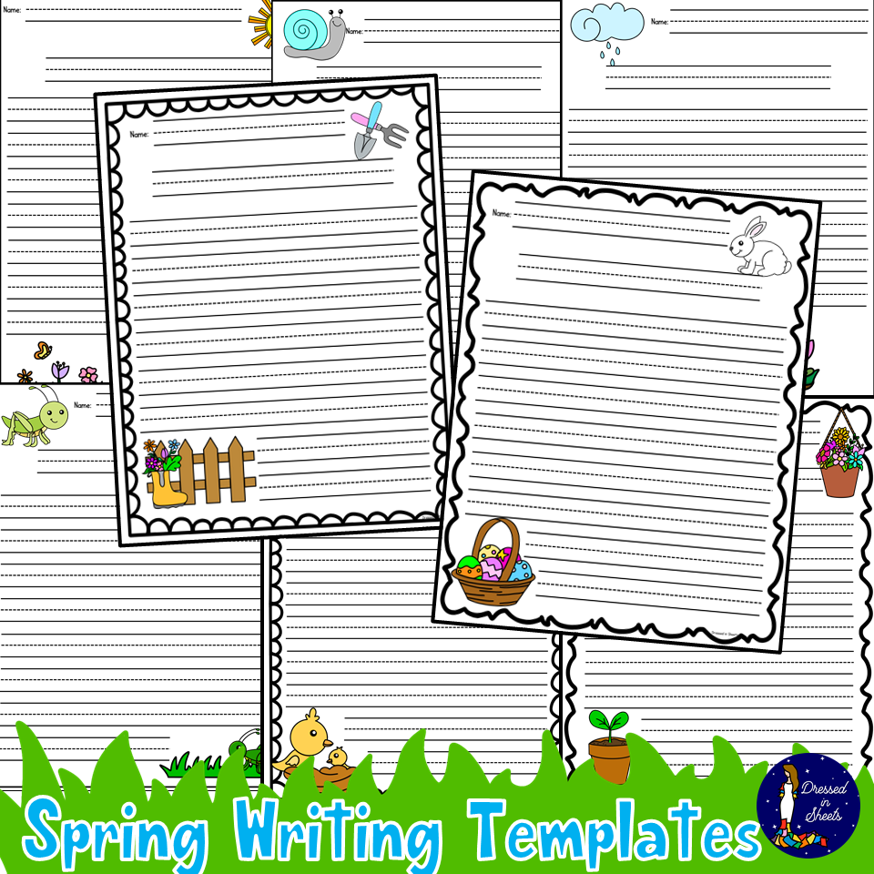 Spring Writing Templates Printables