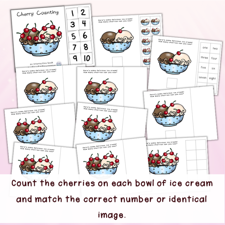 End of the Year Ice Cream Adapted Books for June - Made By Teachers