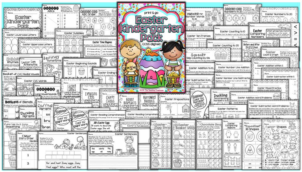 Holiday Kindergarten Pack Bundle, No Prep, CCSS Aligned | Made By Teachers