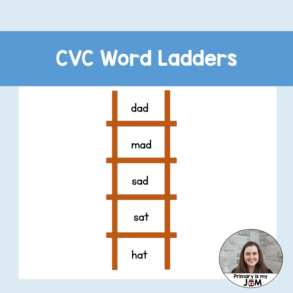 CVC Word Ladders Activity Made By Teachers