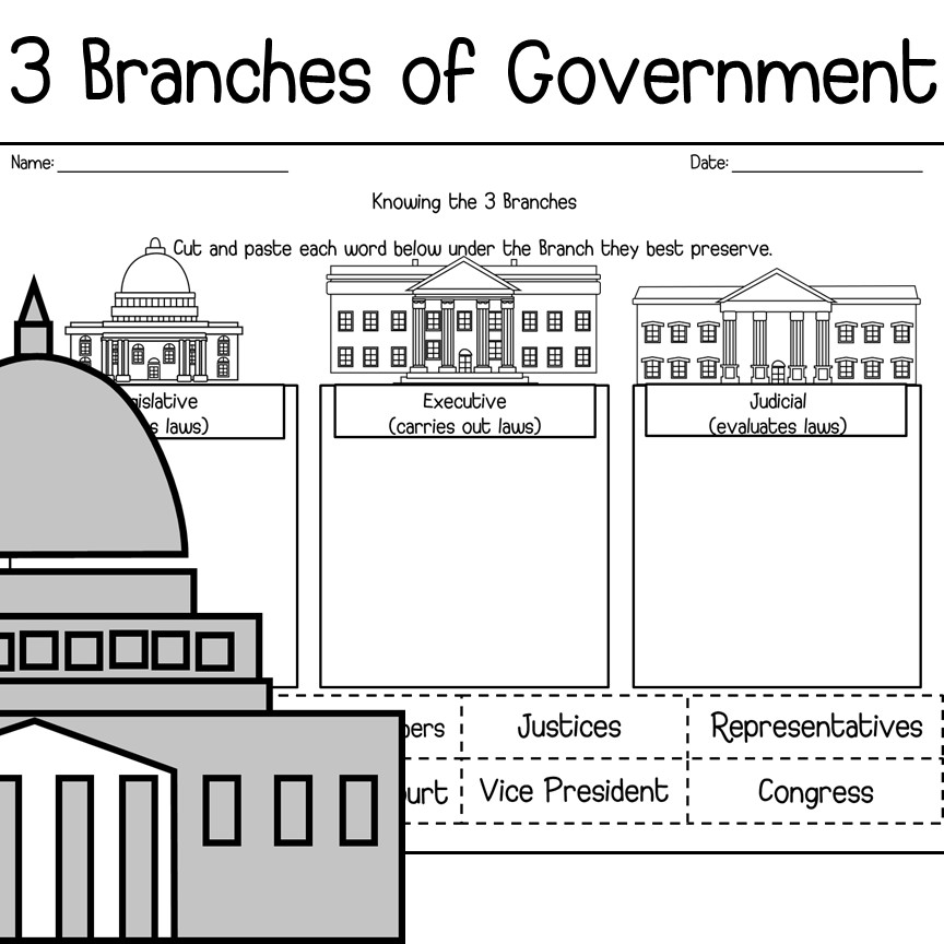 Three Branches of Government KNOW ALL BUNDLE | Made By Teachers