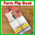 Farm Flip Book for Kindergarten &amp; grade1 Students | Made By Teachers