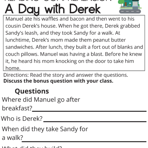 reading comprehension passages 1st through 3rd grade part 2 worksheets made by teachers