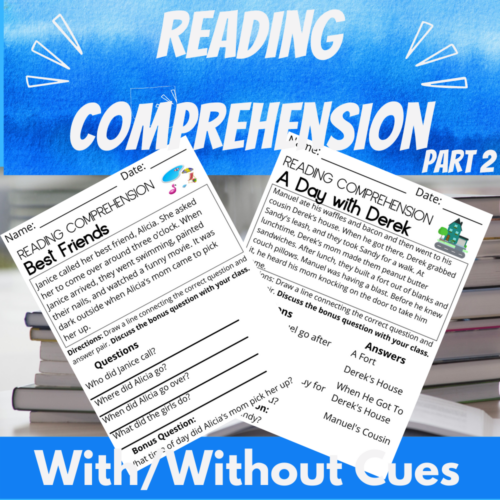 reading comprehension passages 1st through 3rd grade part 2 worksheets made by teachers