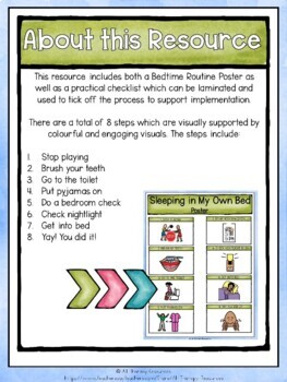My Bedtime Routine Poster & Checklist - Made By Teachers
