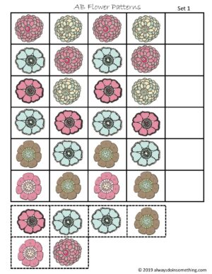Pattern Worksheets | Preschool Math | Flower Patterns | Made By Teachers