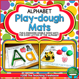 Alphabet Play Dough Mats printable