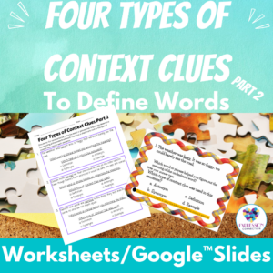 Types Of Context Clues To Define Vocabulary Words Part 2