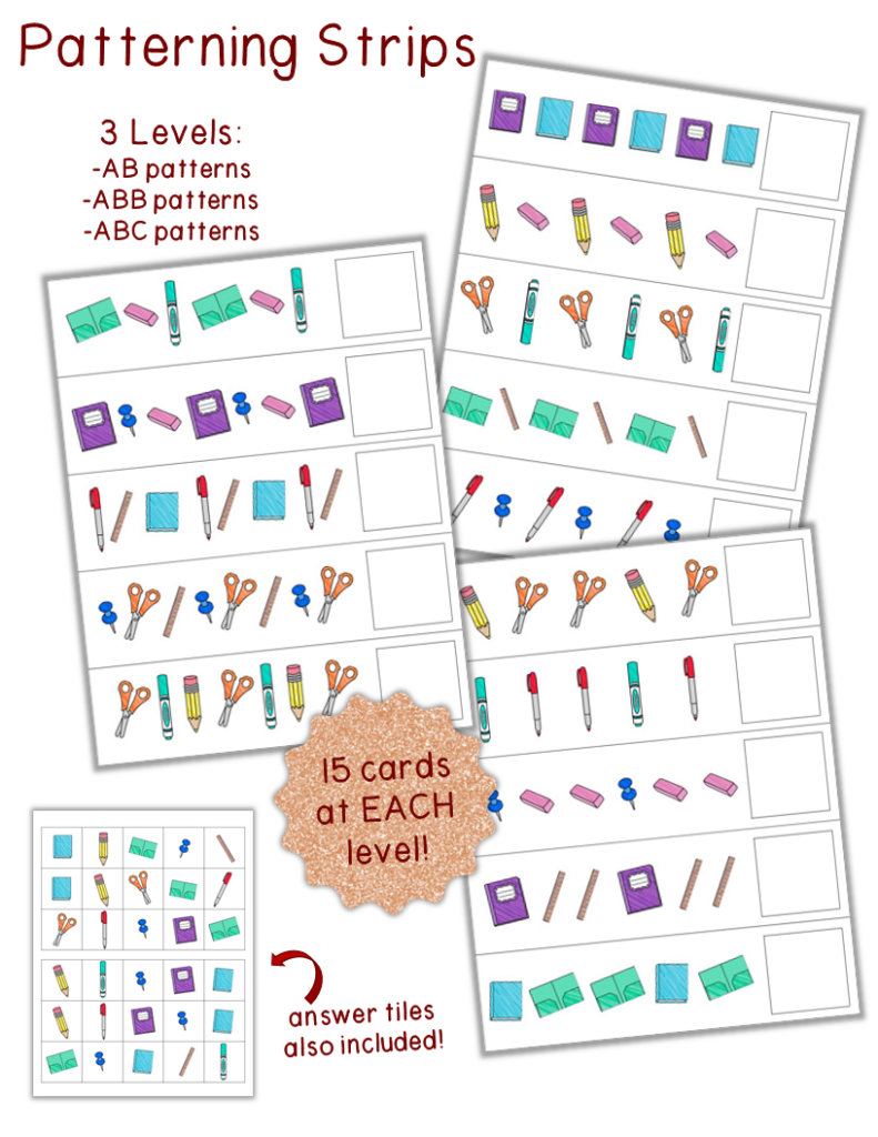 Back to School Task Boxes - Language, Math, Fine Motor, & Basic Skills ...