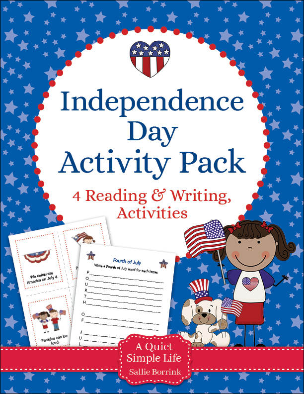 Independence Day Printable Activity Pack printable