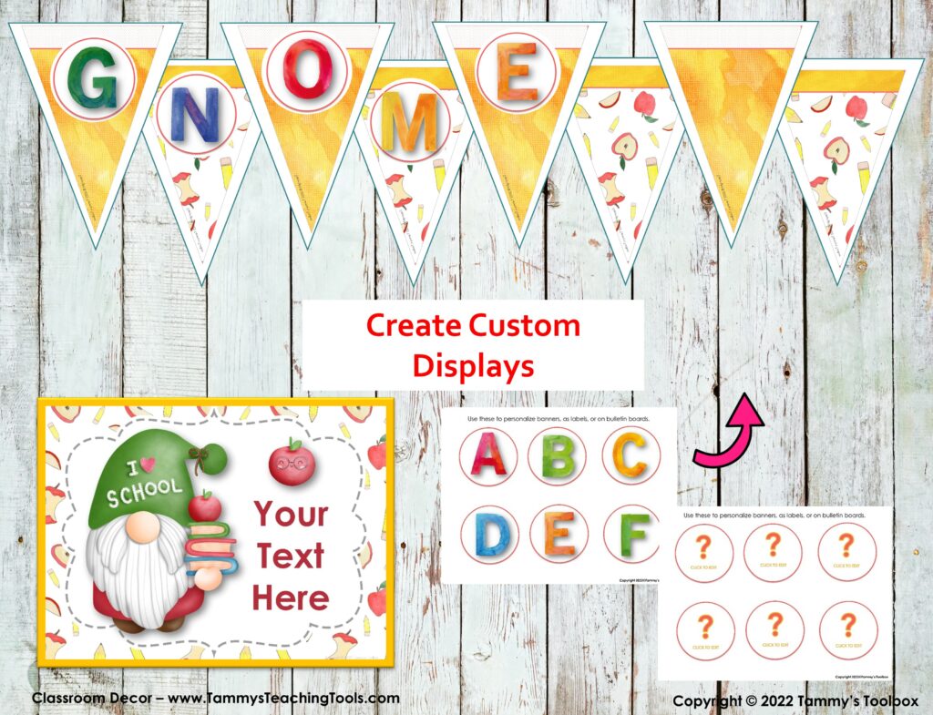 Back To School Bulletin Board Kit with Writing Activities - Made By ...