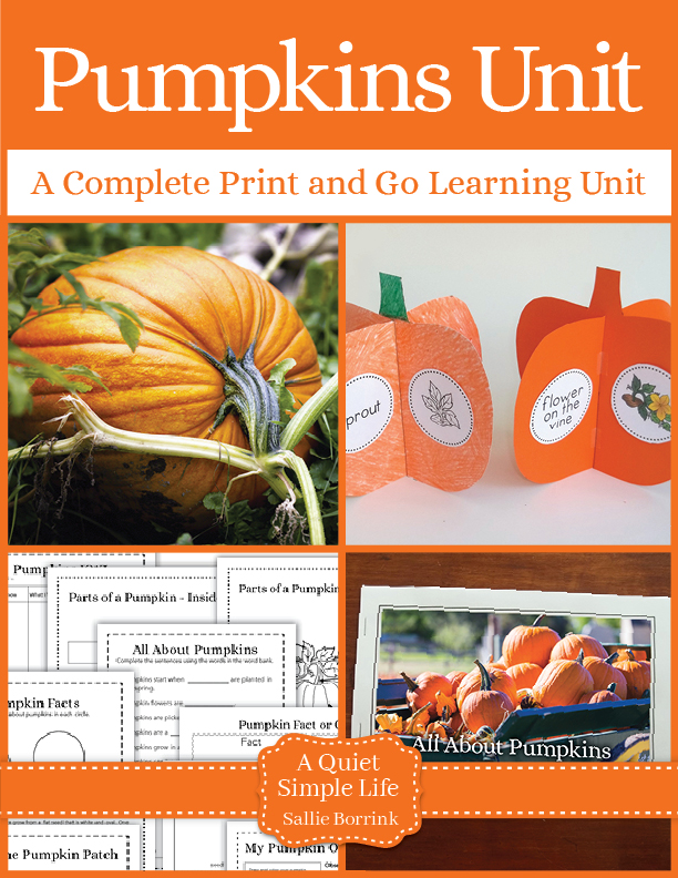 Pumpkins Print & Go Learning Unit printable