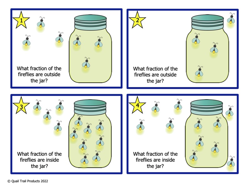 Firefly Fraction Task Cards