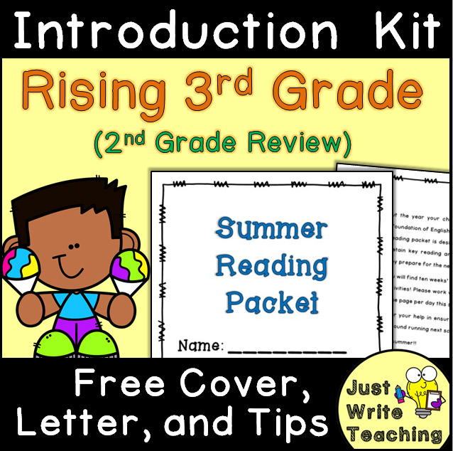 Free Rising Third Grade Summer Reading Packet Introduction Kit Freebie