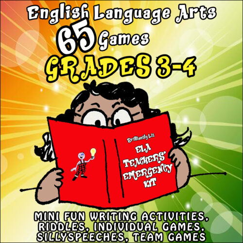 65 ELA Games GRADES 3-4 no prep INSTANT FUN activities - Made By Teachers