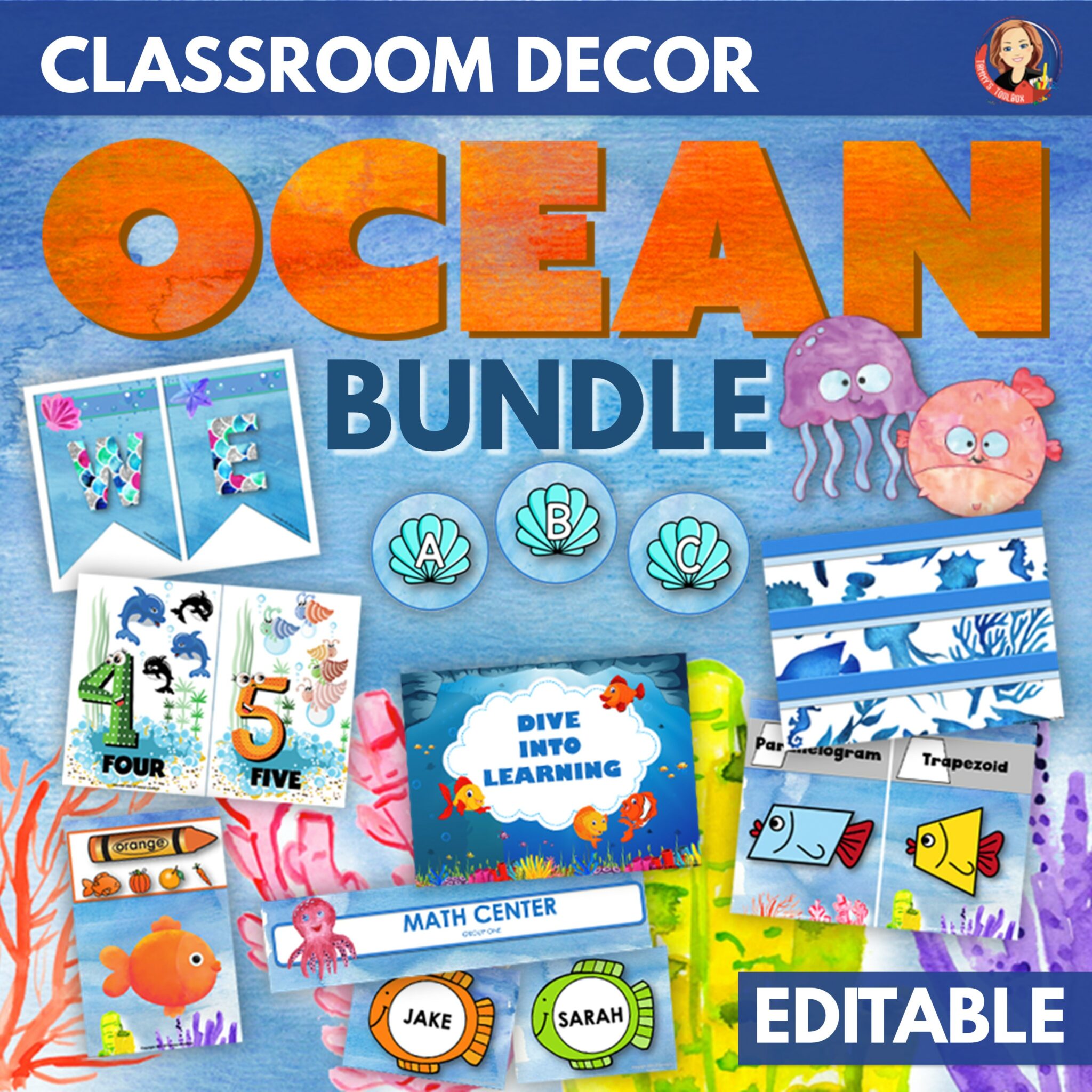 Under the Sea Classroom Decor Bundle Made By Teachers