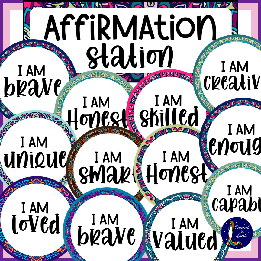 editable-cheery-boho-affirmation-station-made-by-teachers for Affirmation Station Printable Free Pdf EDITABLE Cheery Boho Affirmation Station | Made By Teachers for Affirmation Station Printable Free Pdf