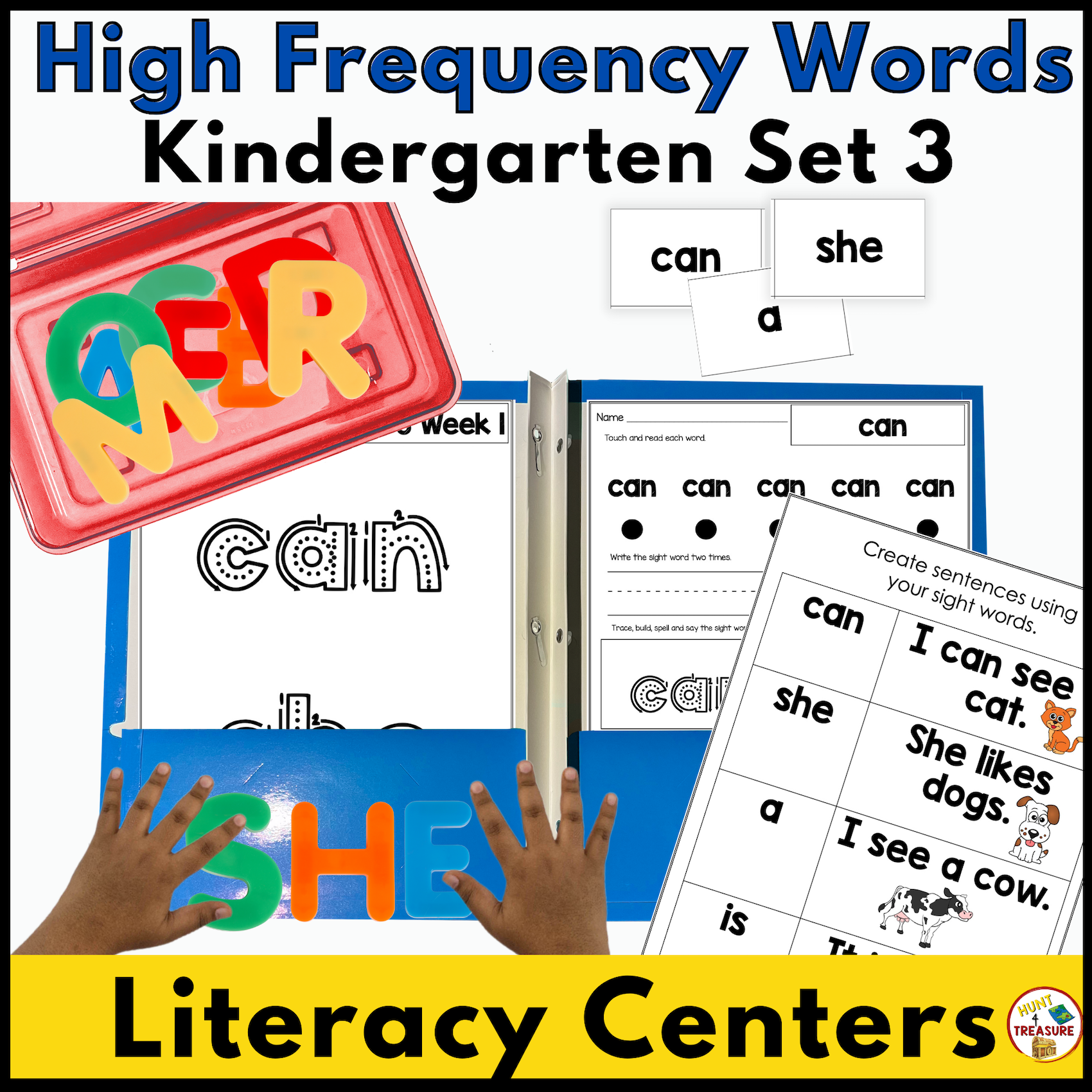 Benchmark Advance High Frequency Word Activities Kindergarten Unit 3