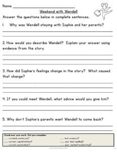 A Weekend with Wendell - Story Resource | Made By Teachers