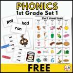 Benchmark Advance Phonics Anchor Charts & Activities | 1st Grade Unit 1 ...