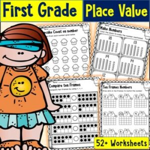 First Grade Place Value and numbers Worksheets | 52 Worksheets