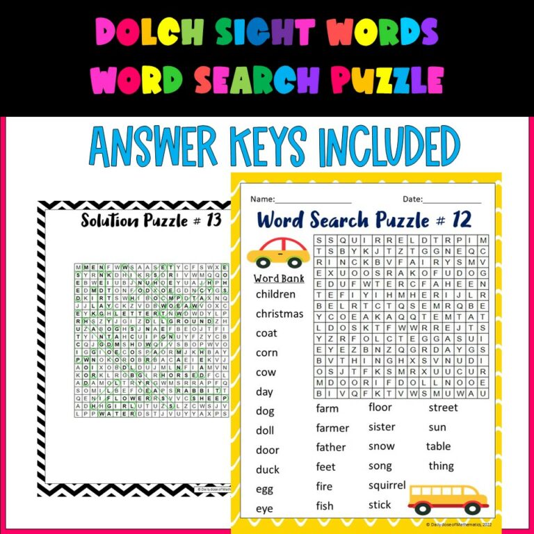 free printable kindergarten sight words free printable kindergarten sight words