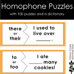 Homophones Puzzles and Dictionary | Made By Teachers