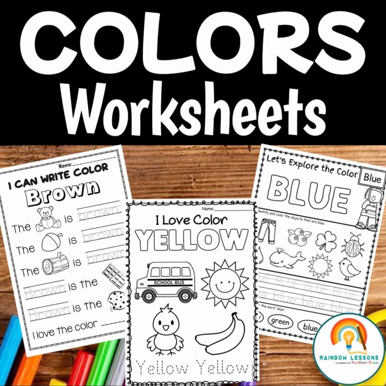 Learning Color Words Worksheets | Coloring Pages | Coloring Sheets ...