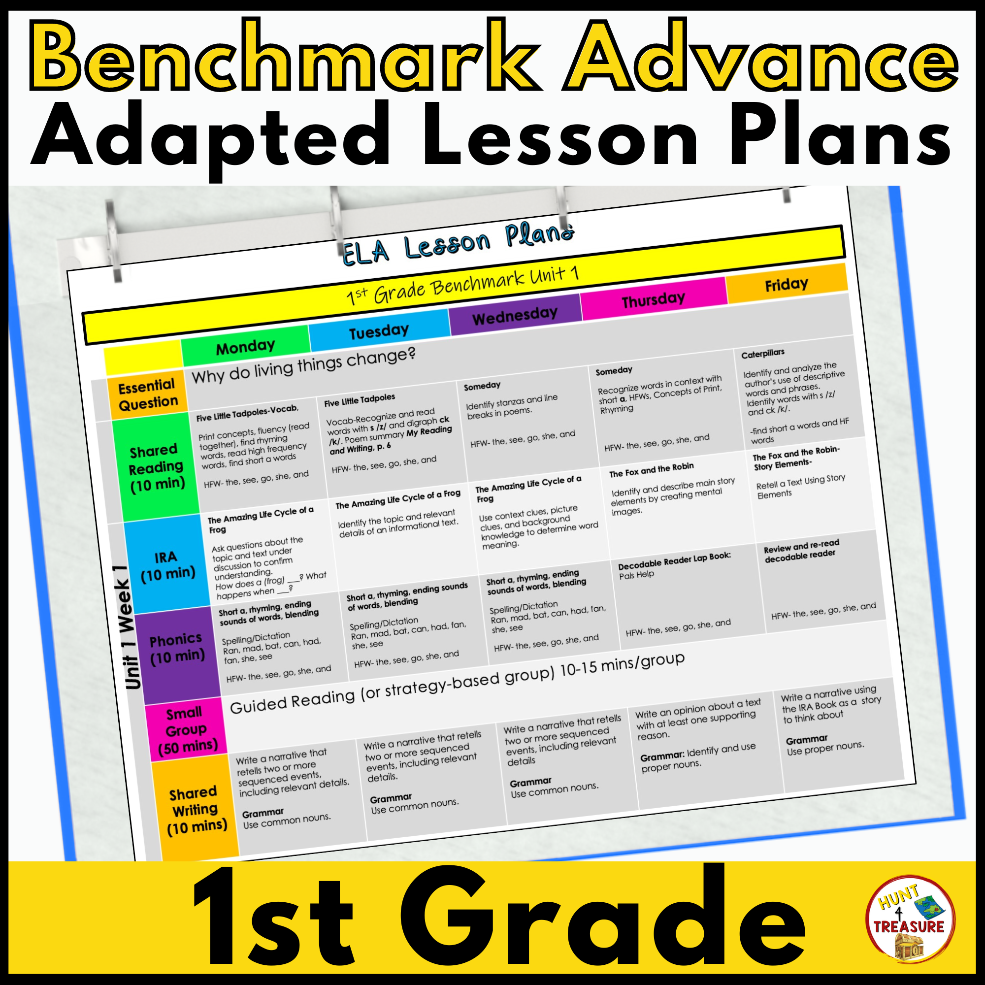 benchmark-advance-florida-adapted-lesson-plans-for-1st-grade-editable
