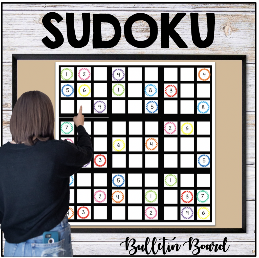 Sudoku Interactive Bulletin Board Made By Teachers