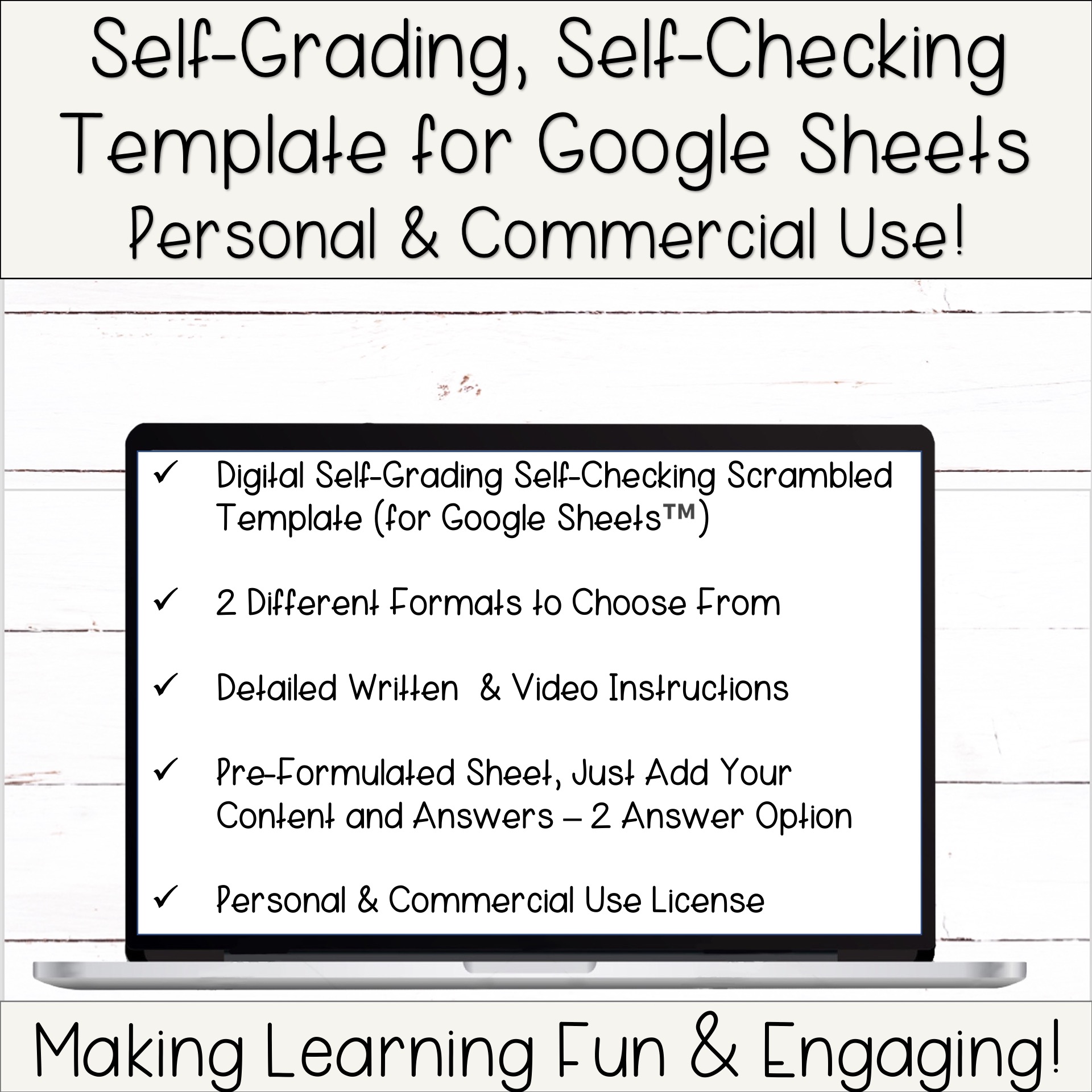 Scrambled Template for Google Sheets - 16 Question Digital Activity - Made  By Teachers