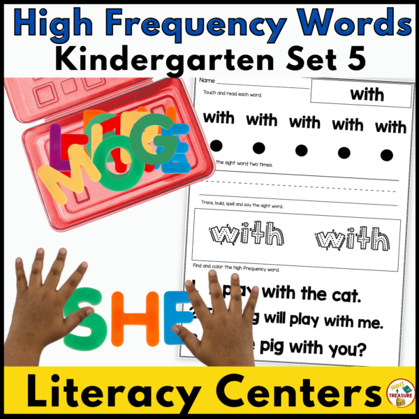 Benchmark Advance High Frequency Word Activities Kindergarten Unit 5