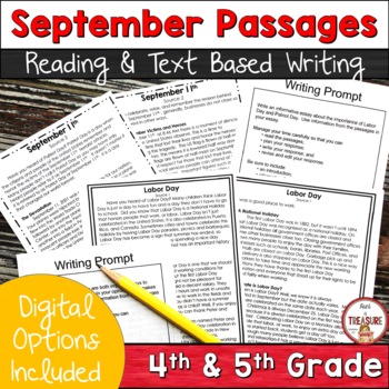 September 11th and Labor Day Paired Passages | Reading and Writing