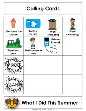 All About Me Bingo Game for Back to School - Made By Teachers