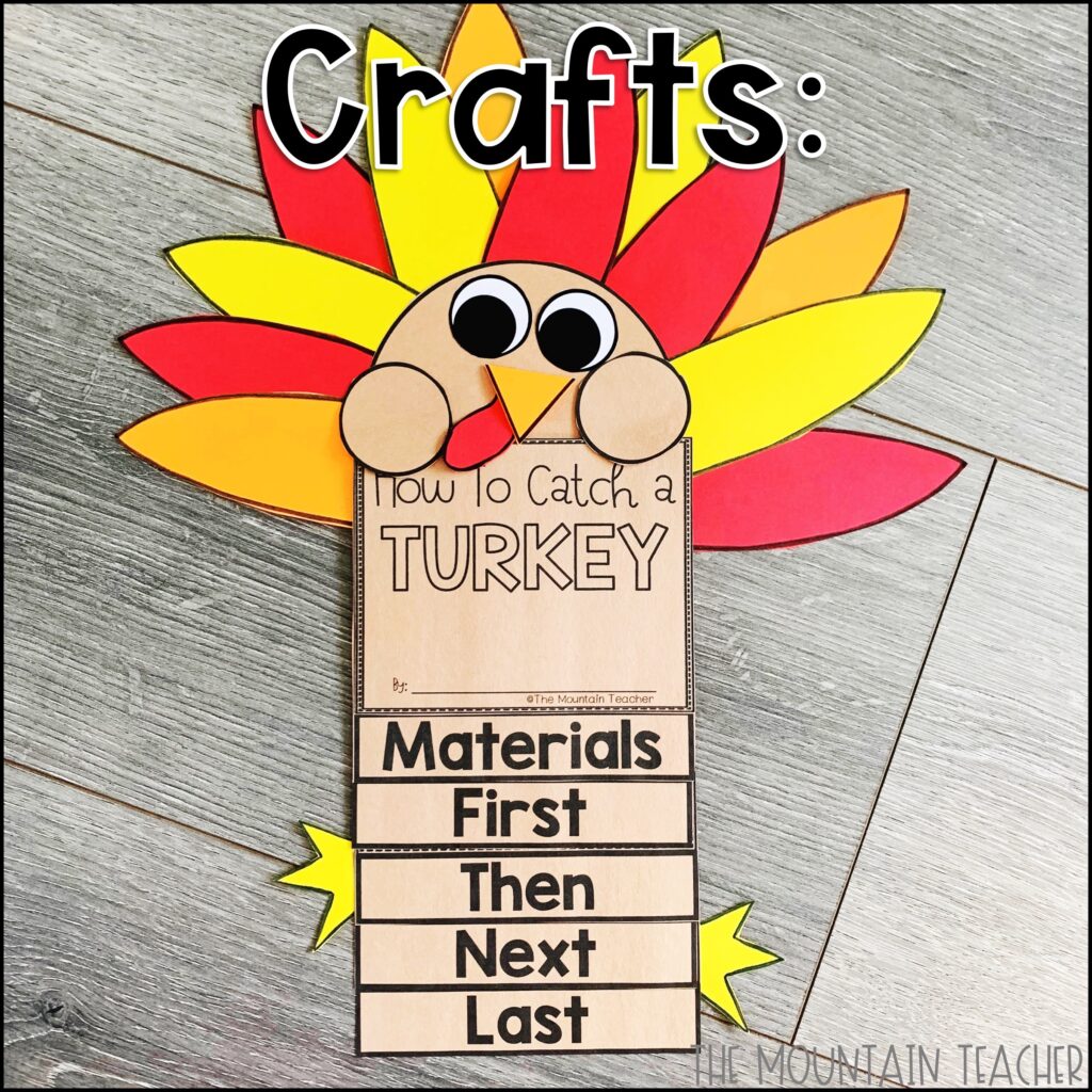 How To Catch A Turkey Writing Template And Craft Made By Teachers