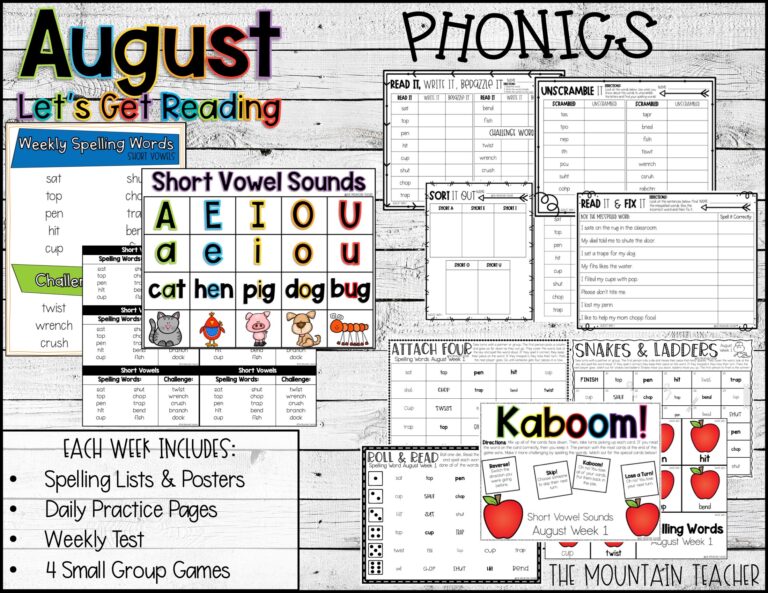 August DIGITAL Lets Get Reading 2nd Grade Reading Activities and Videos