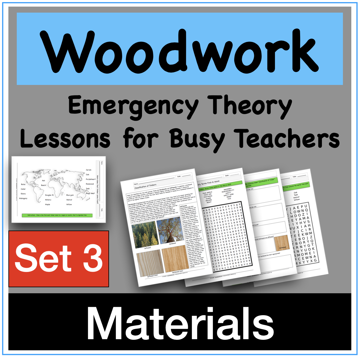 Wood And Woodworking Worksheet Part 1 By Simons Says Science Tpt Year