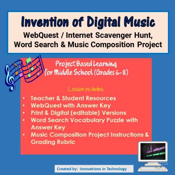 Invention of Digital Music Quest & Music Composition Made By