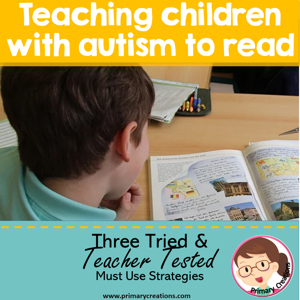 Teaching children with autism to read - Three Teacher Tried Strategies ... image.