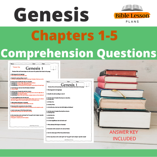 The Book of Genesis Questions Chapters 1-5 - Made By Teachers