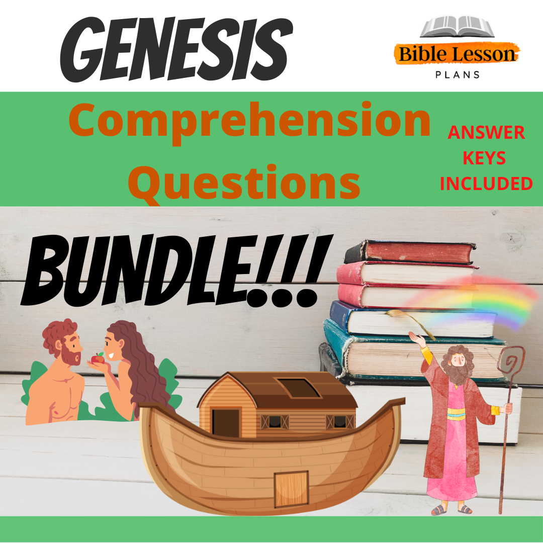 The Genesis Bible Study Questions Bundle Made By Teachers