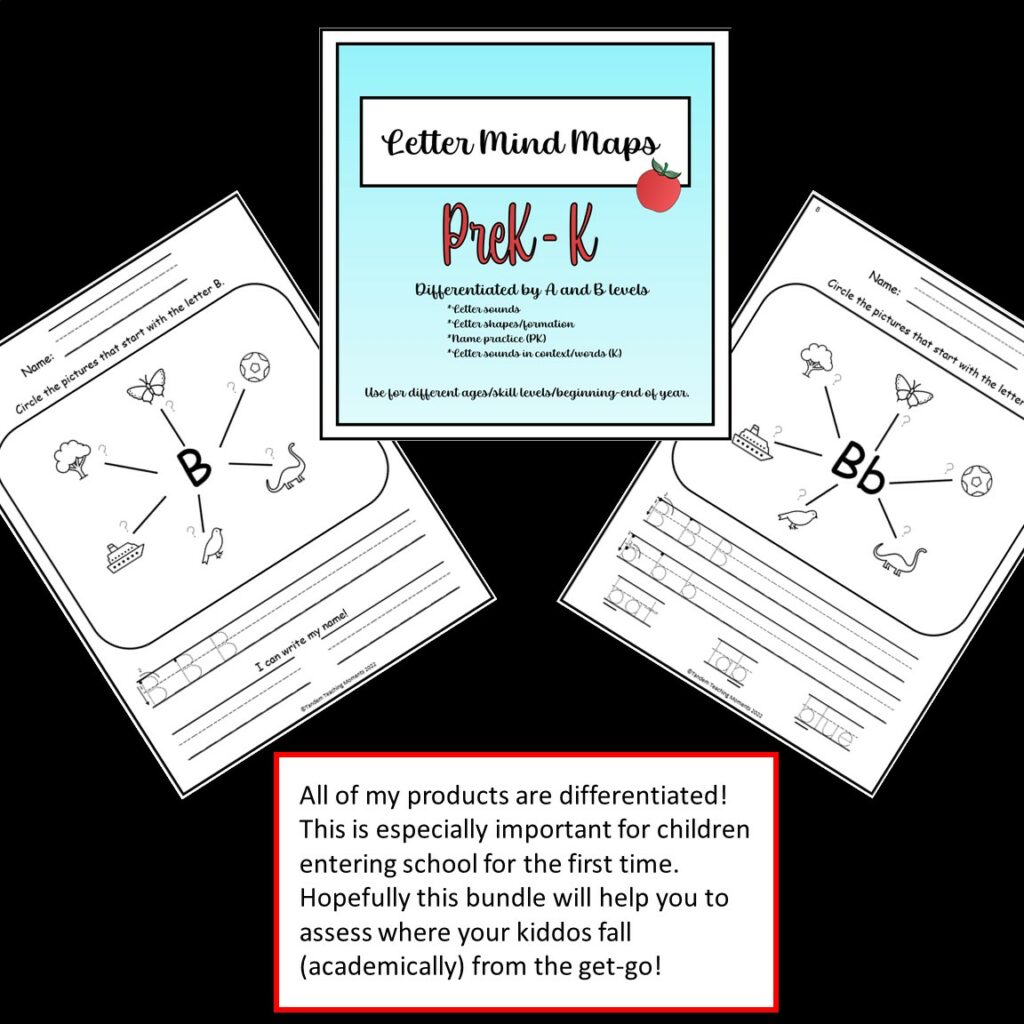 Back to School Prek/K BUNDLE! | Made By Teachers