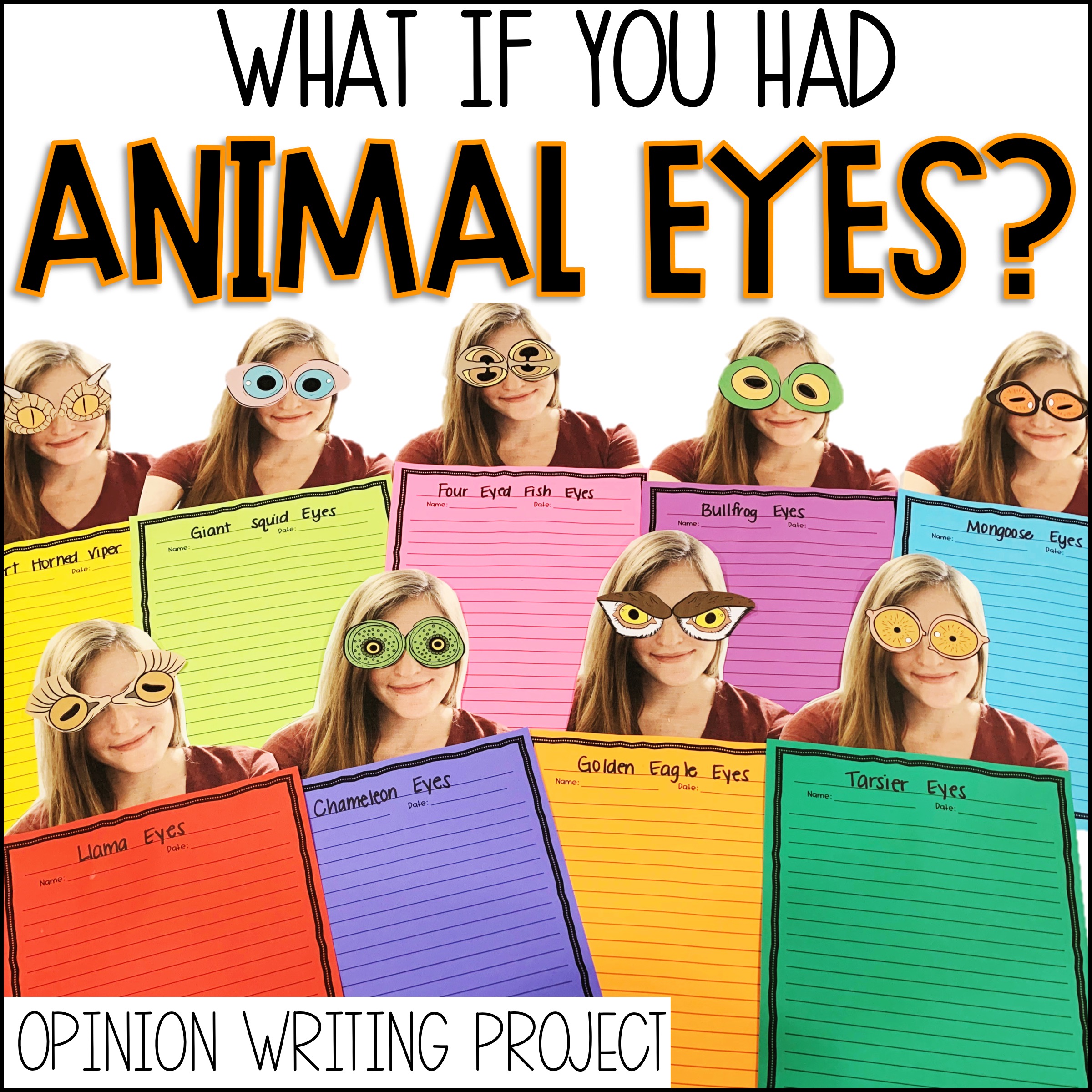 What If You Had Animal Eyes Writing Activity Animal Adaptation