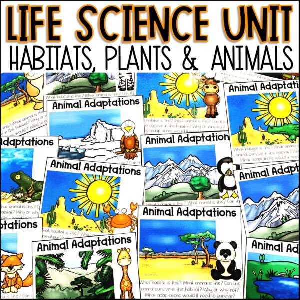 Life Science Unit | Animal Worksheets and Habitat Activities | Made By ...